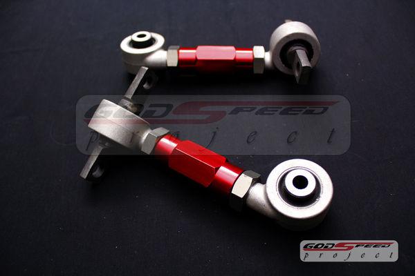 Godspeed red gen2 civic crx del sol ef eg ek dc2 rear adjustable camber arm kit