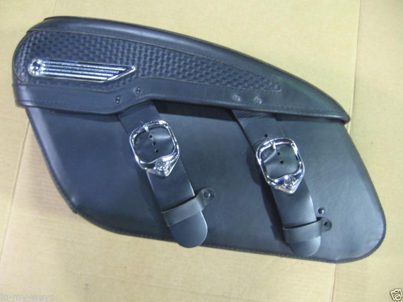 Harley davidson 2009-2013 flhrc road king classic left saddlebag used damaged