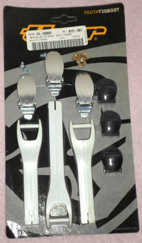 Nip thor buckle / strap set for youth yt-30 boots brand new