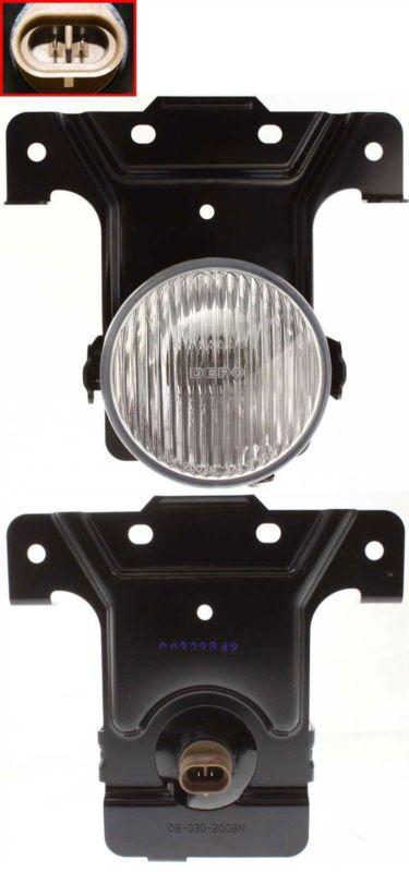 Driving fog light lamp assembly fits driver left or passenger right side