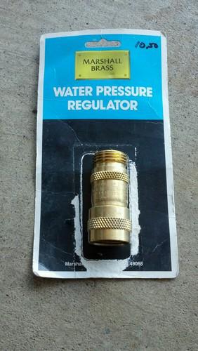Rv water pressure regulator