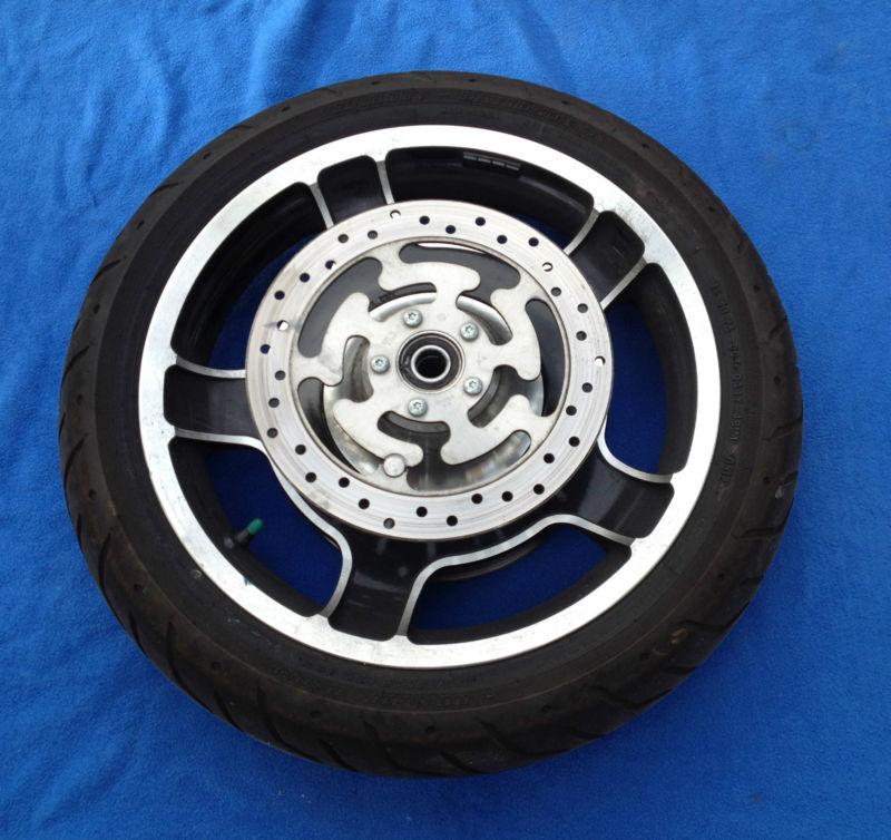 Genuine 2012 harley touring road glide front 18" wheel tire abs rotors 2009-2013