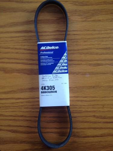 Acdelco belt serpentine belt 4k305