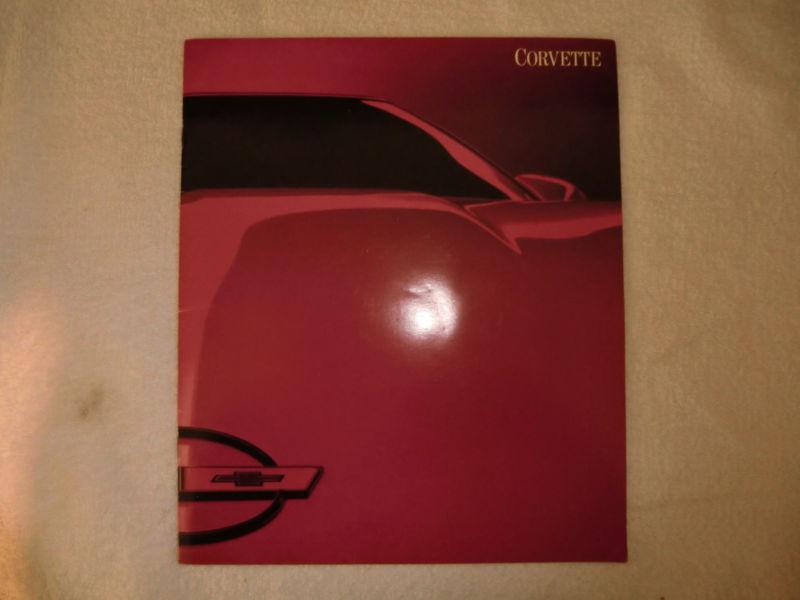 1988 corvette dealer brochure, 28 pages + front and back cover