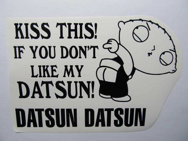 Datsun pickup roadster decal 510 280 240 z series decal sticker