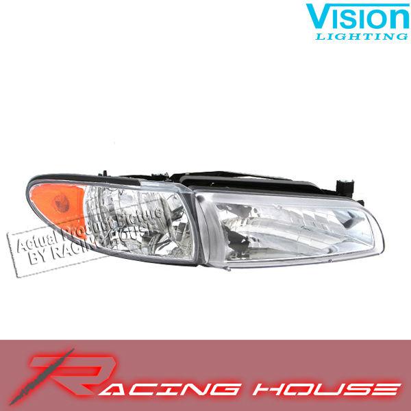 Right passenger side headlight kit replacement 1997-2003 pontiac grand prix