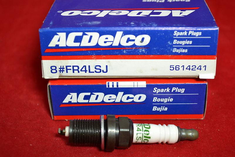 Ac delco spark plugs  fr4lsj  box of 8