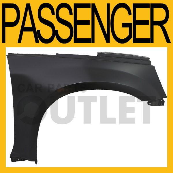 2005-2009 chevy equinox passenger right front fender primered black steel primed