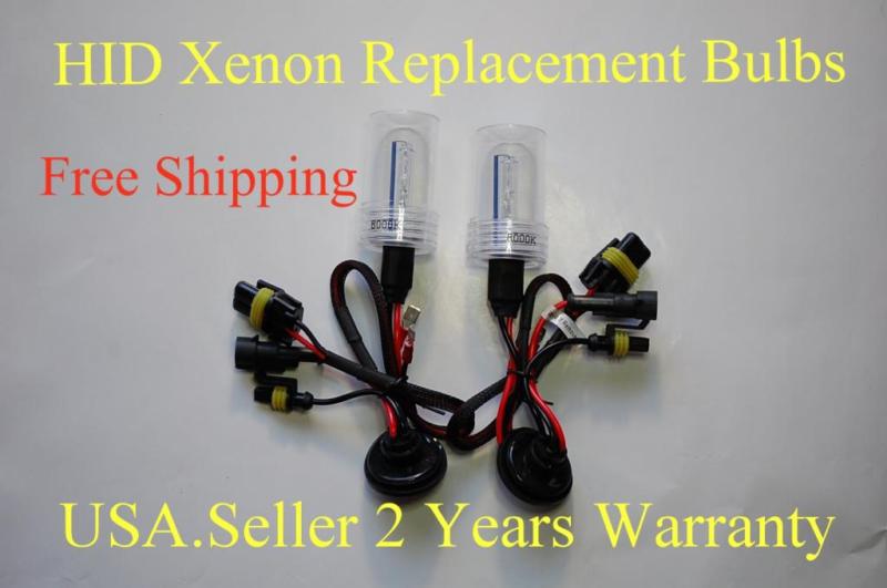 1 pair- hid xenon replacement bulbs-3,000k 4,300k 6,000k 8,000k 10,000k 12,000k