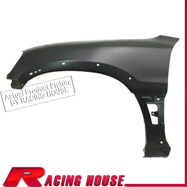 98-00 toyota rav4 l w/bumper ext hole front fender driver left side primered blk