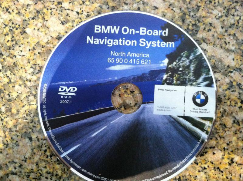 Bmw navigation disc dvd cd 2007.1 3 5 7 series x3 x5 m3 gps nav map disk gps