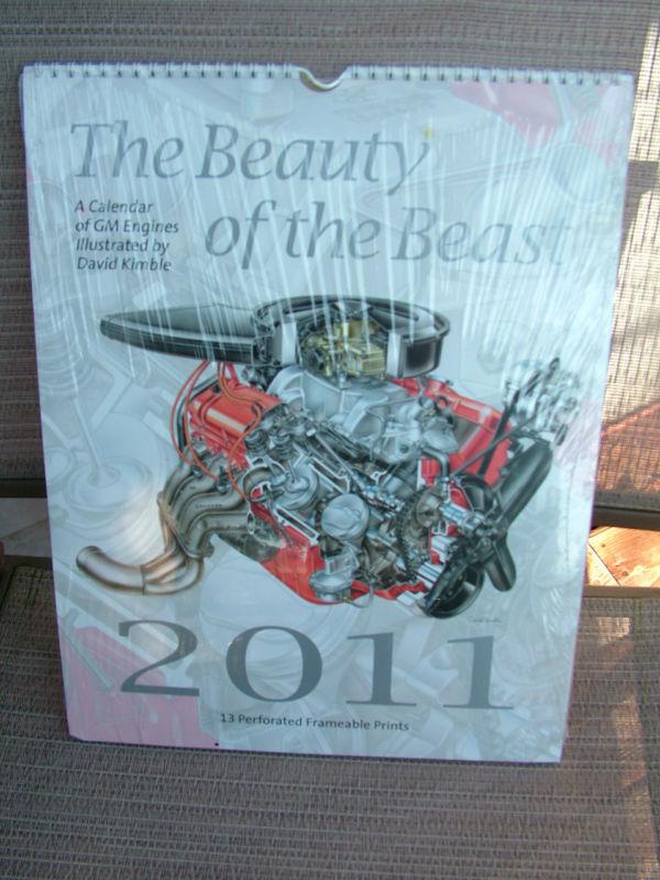 Gm calendar david kimble the beauty of the beast chevy corvette 2011