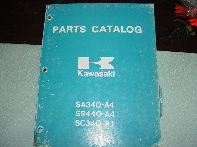 Kawasaki snowmobile parts catalog...drifter 