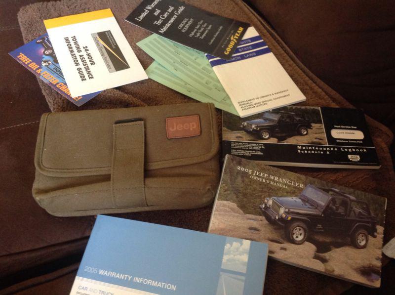 2005 jeep wrangler owners manual