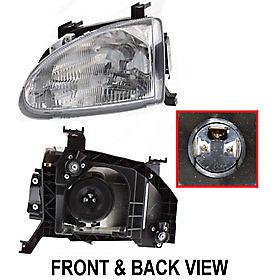 New headlight headlamp assembly drivers left side w/bulb