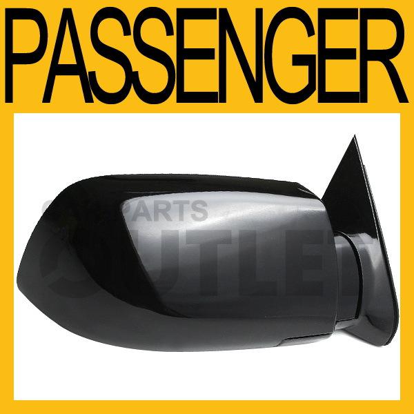 94-97 sierra suburban power side mirror right gm1321122 new gloss black non heat