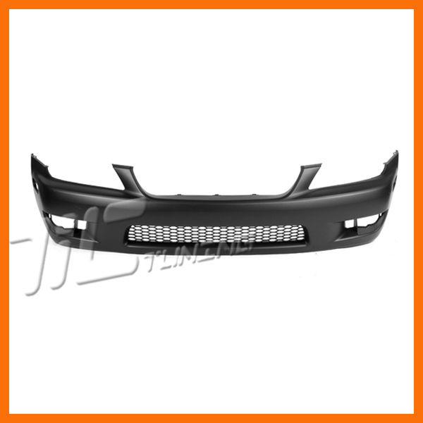 01-05 lexus is300 front bumper cover wo washer primered plastic honeycomb grill