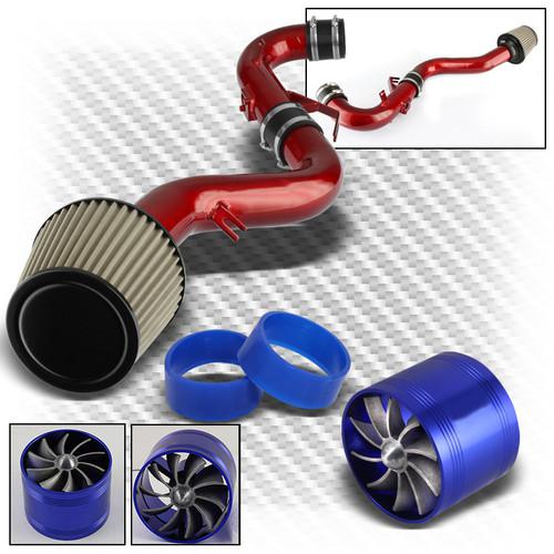 11-13 tc 2.5l 4cyl tornado cold air intake stainless filter induction kit red