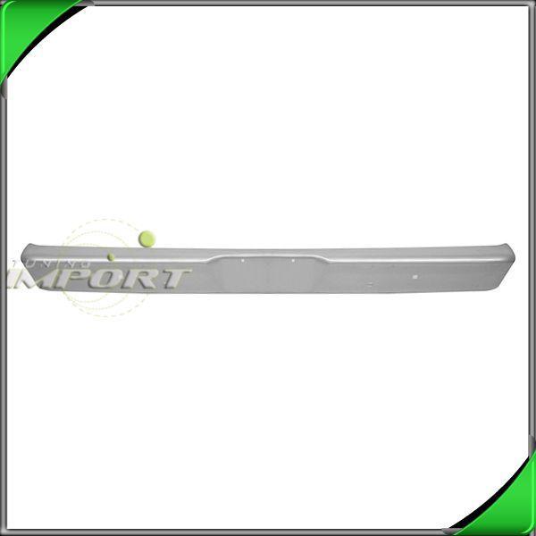 75-91 ford econoline e150 e250 steel primed silver front bumper impact face bar