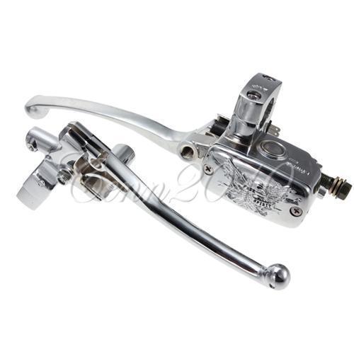 Universal 7/8〃 motorcycle brake master cylinder clutch lever left & right set