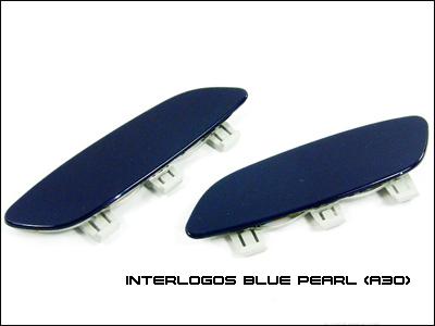 Interlagos blue a30 front bumper side reflector covers - bmw e90 e92 e93 m3