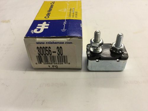 Cole hersee 30056-30 circuit breaker 12v 30a mack 3309-22330 midland 1512130