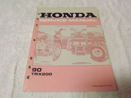 Honda 90 trx200 service manual