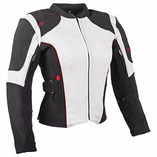 Speed and strength white coming in hot textile jacket size womens l 879713