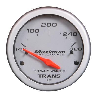 Stewart warner maximum performance electrical trans temp gauge 2 1/16" dia