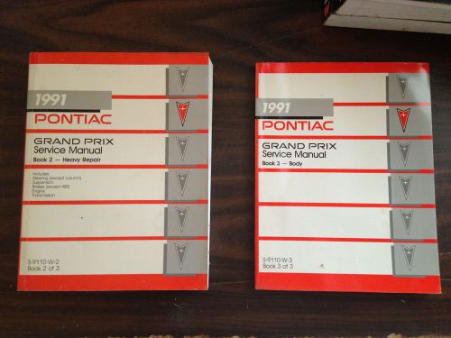 Sell 1991 Pontiac Grand Prix Service Manual -- Book 2 & 3 in Lapeer