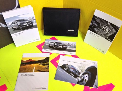 2013 audi q7 owners manual + navigation  mmi book oem case ***rare*** fast ship