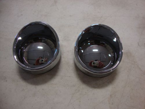 Big dog turn signal mirror smoke lens pair visor w/ side marker front or rear