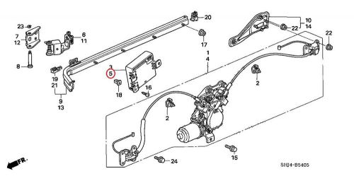 ** oem part no.72060-shj-a21 **  honda odyssey  l. power slide door control unit