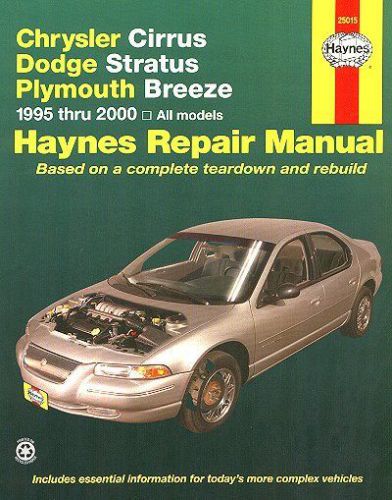 Chrysler cirrus, dodge stratus, plymouth breeze repair manual 1995-2000