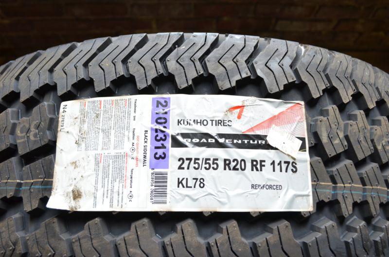 4 new 275 55 20 kumho road venture at tires