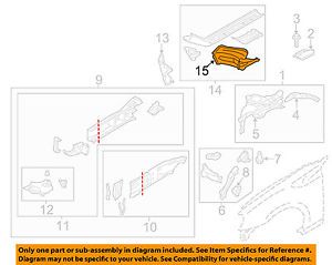 Subaru oem 2013 brz fender-plate left 51630ca2109p