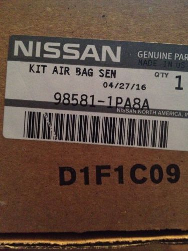 Nissan oem supplemental restraint system-front sensor 985811pa8a