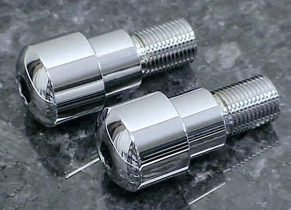 Yamaha yzf r6 99-05 & r6s 06-09 chrome bar ends