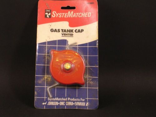 Red metal vented gas tank cap,p/n 388933 for johnson-omc cobra-evinrude