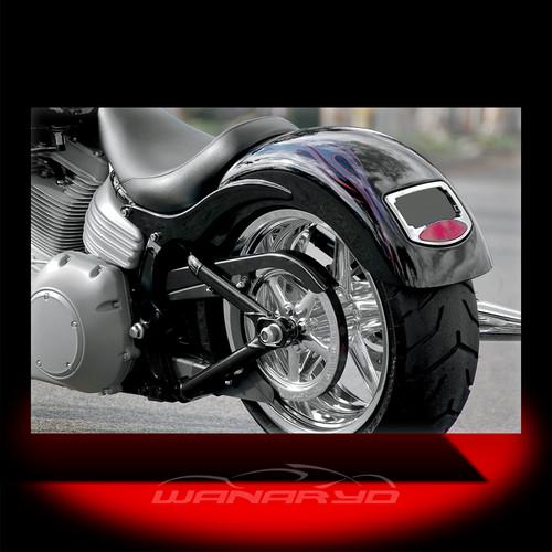 Russ wernimont designs strutless long rear fender kit, for 8-11 harley rockers