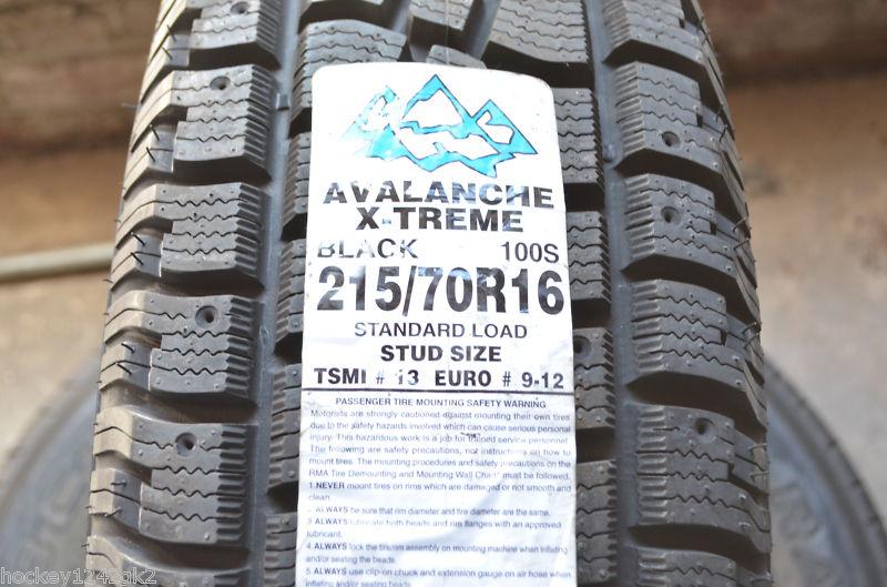 1 new 215 70 16 avalanche xtreme blem winter tire