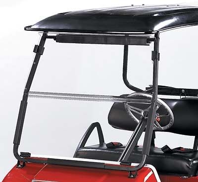 Club car golf cart part fold down clear  windshield 1982-1999 ds