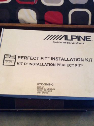 Alpine perfect installation kit ktx-gm8s-o for ine-z928hd (&#039;07-&#039;13 gm silverado)