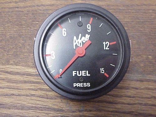 New afco racing 2-5/8&#034; diameter 1-15 psi mechanical fuel pressure gauge imca ump