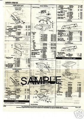 1988 1989 90 91 1992 1993 1994 mercury topaz parts list