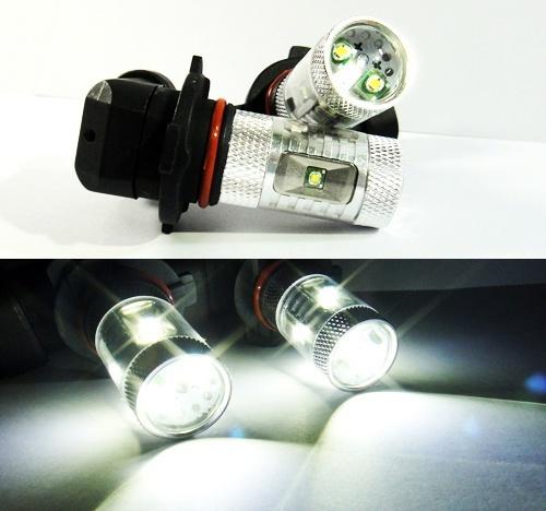 2x diamond hb3 9005 high power cree led 30w projector fog lamp running light drl