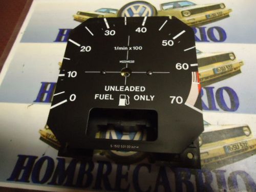 79 93 vw cabriolet mk1 oem instrument cluster vdo gauge tachometer