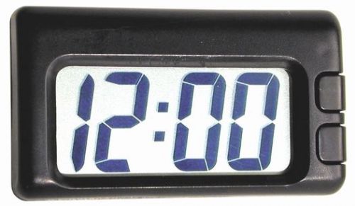 Universal black big digit clock for car-truck-bike-scooter interior dash