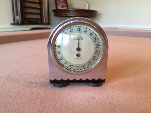 Antique  1930s-1940s-50s accessory airguide dash thermometer gauge chevy hotrod