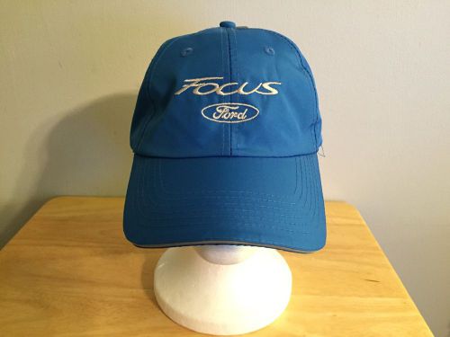 New official ford motor company ford focus blue adjustable polyester hat/cap